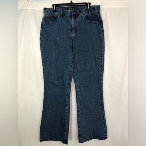 Ralph Lauren Blue Classic Boot Cut Jeans Size 14
